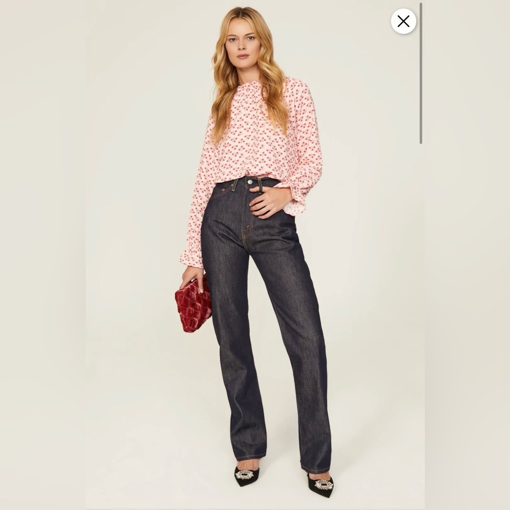 Hill House Home Pink Posy 2pc Set: Millie Top + Mirabel Wrap Skirt Floral Ruffle - Picture 6 of 12